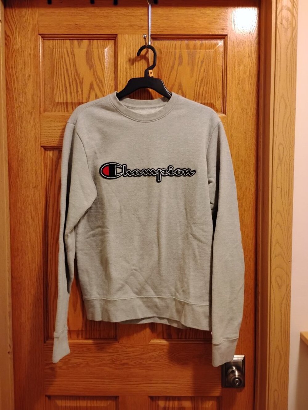 Champion Men's Crewneck Sweatshirt Size Small 3D Logo